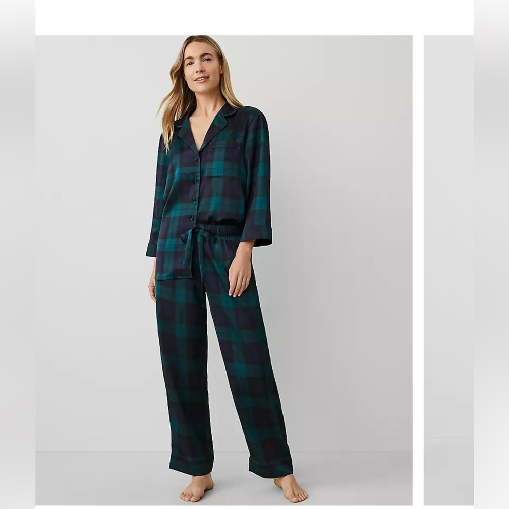 Ann Taylor tartan pajamas